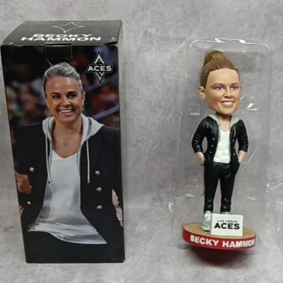 Becky Hammon Bobblehead Las Vegas Aces 08/30/24 Arena Giveaway SGA - Picture 1 of 6